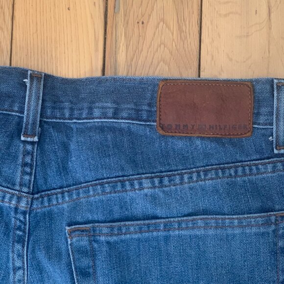Vintage 90’s Tommy Hilfiger Denim Jeans Shorts Baggy Skater Jorts Men’s Size 36 - Picture 2 of 7